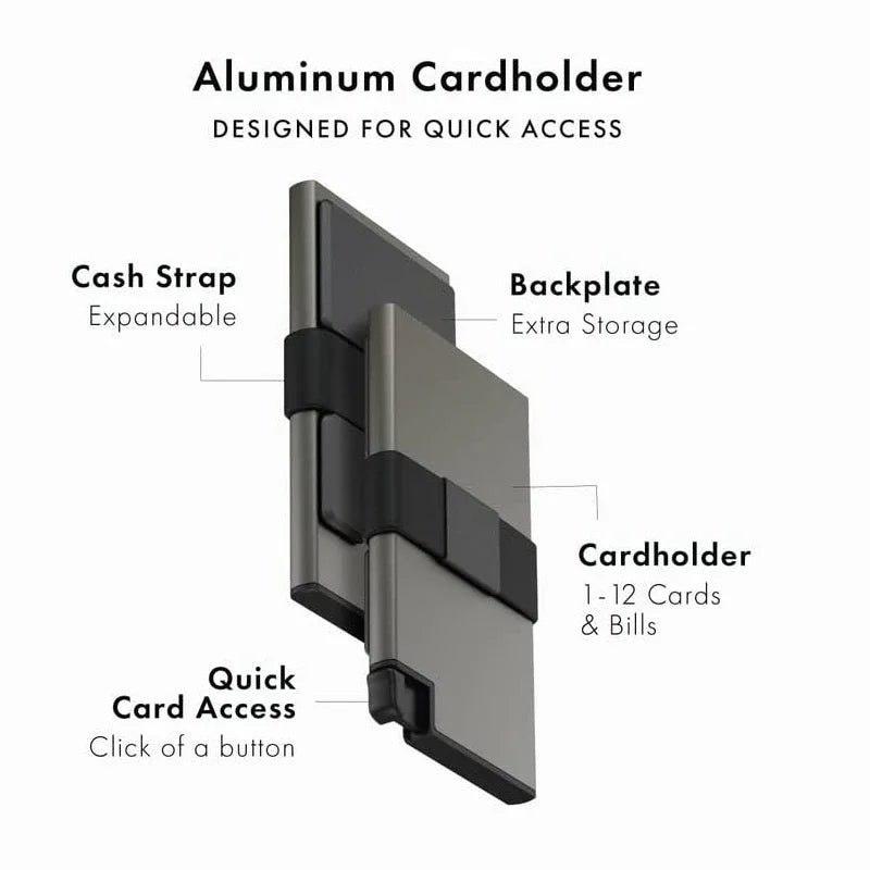 Aluminum Card Holder - RFID Blocking